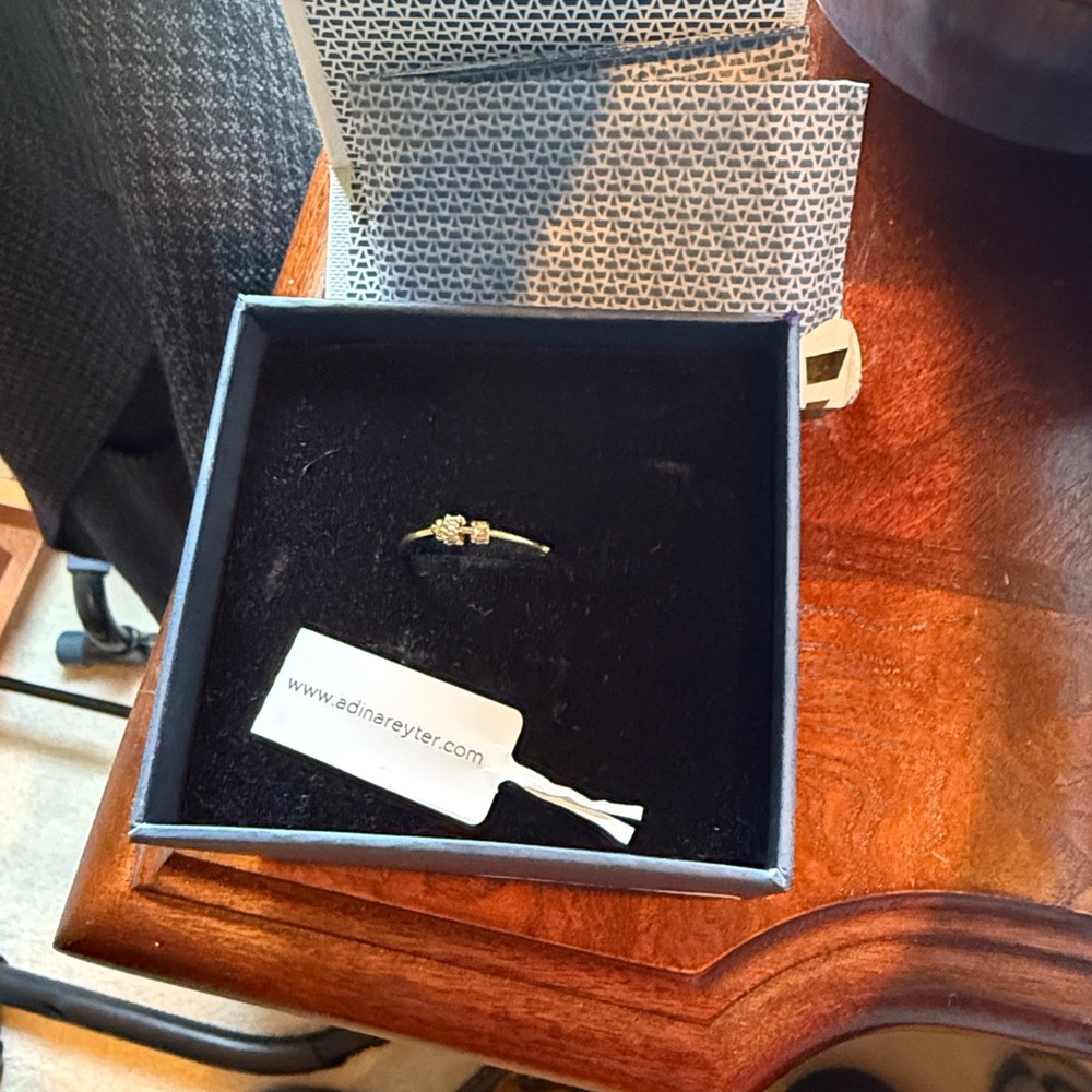 Adina Reyter Gold Ring with Diamond Accent - Picture 5 of 7